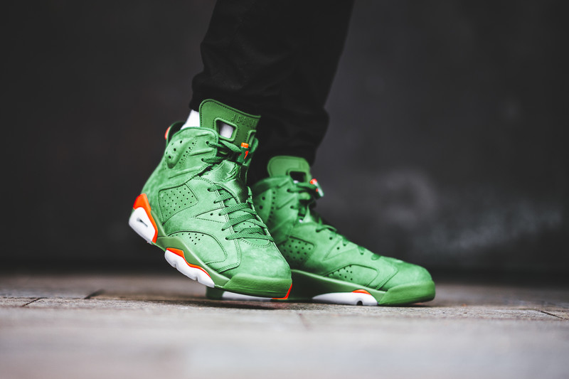 Jordan gatorade 6 green hotsell